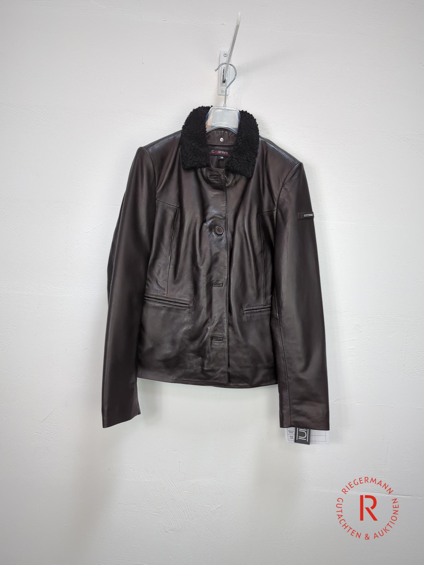 DAMEN LEDERJACKE GRÖSSE 38